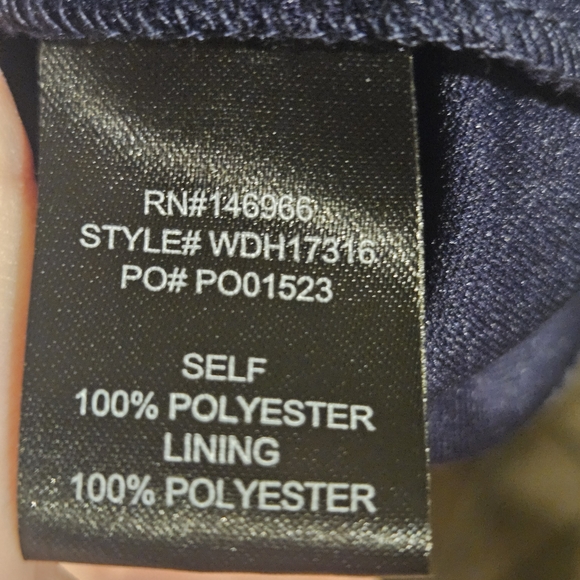 Midnight Doll Elegant Floral Maxi Dress in Red and Navy Women's Size 9 - Picture 8 of 8